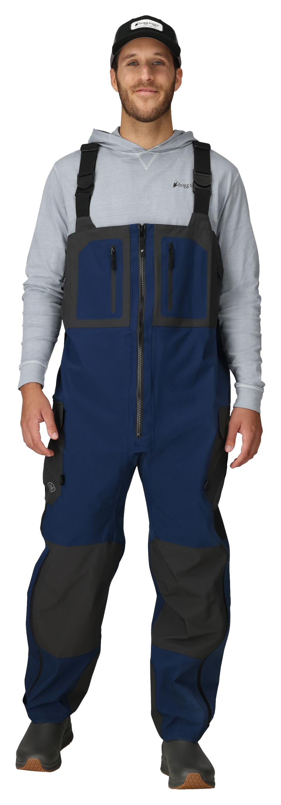Frogg Toggs Men's Pilot II Guide Bibs, Large, Dust Blue And Slate